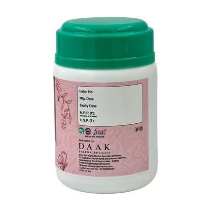 Slimnfit Powder pack photograph, marketer label with blank batch, date and price fields (background removed)